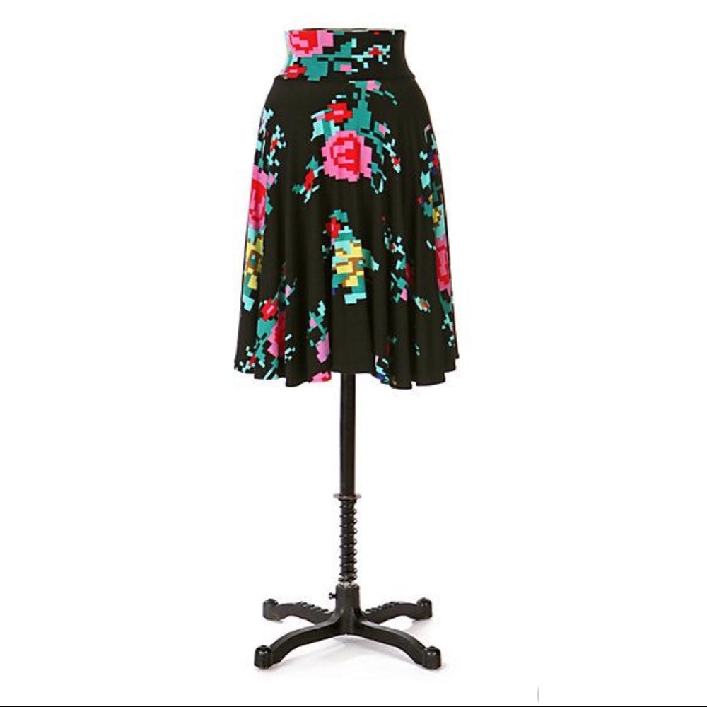 Anthropologie Paint by Number Skirt